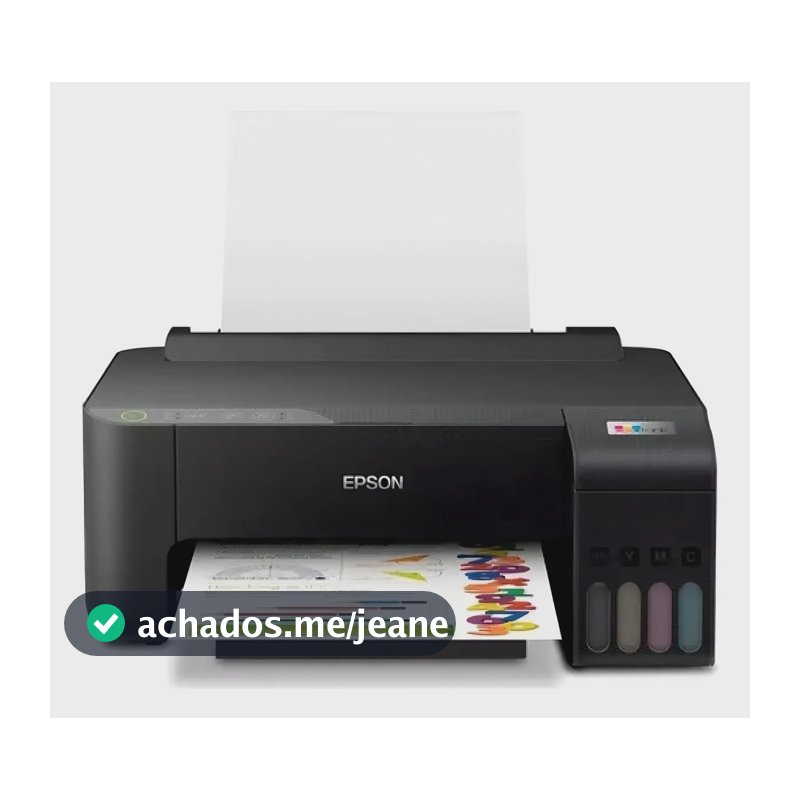 Impressora Epson Ecotank L1250 Usb Wi Fi Cor Preto 127/220v