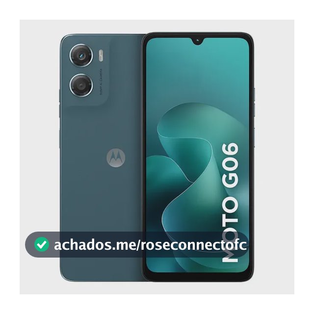 Smartphone Moto G06 128GB 4GB RAM + 8GB RAM Boost, Câmera 50mp,Bateria 5200mah - Azul
