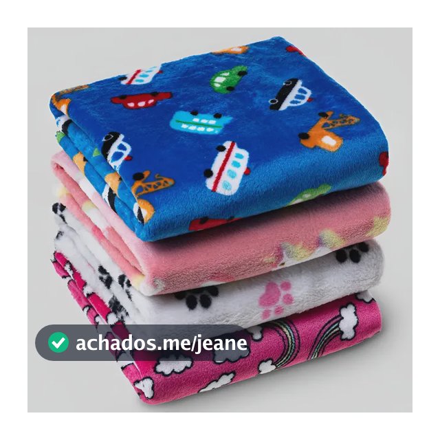 Kit 2 Manta Cobertor Pet Estampada Para Cachorro Gato Cão