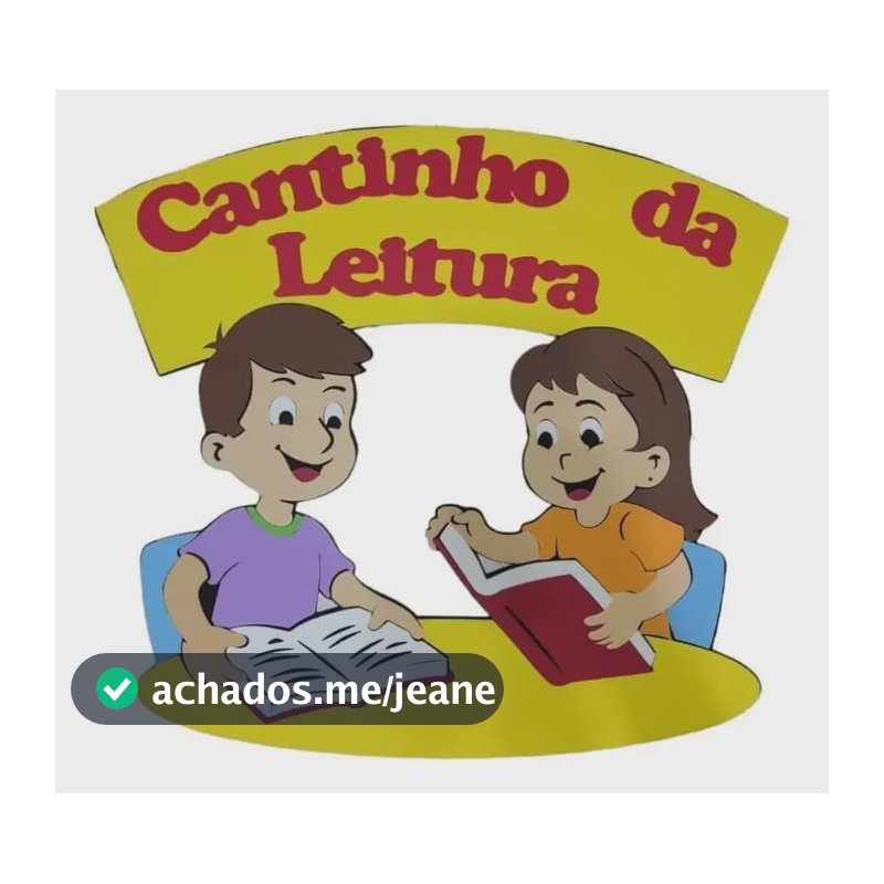 Painel Cantinho Da Leitura Em Eva 55x60 Cm Sala De Aula Livr