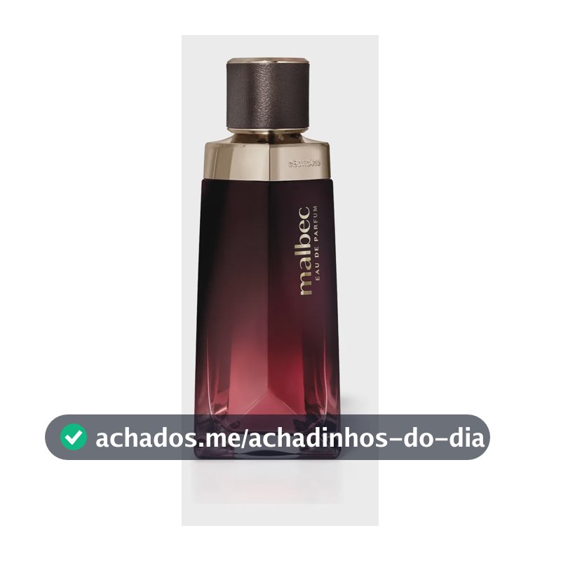 Malbec Eau De Parfum O Boticário Masculino Original 90ml