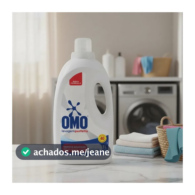 Sabão Líquido Omo Lavagem Perfeita Lavanda 3l