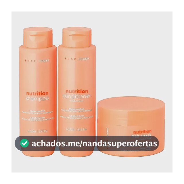 Kit Brae Para Nutrição Linha Braé Stages Nutrition - 3 Itens