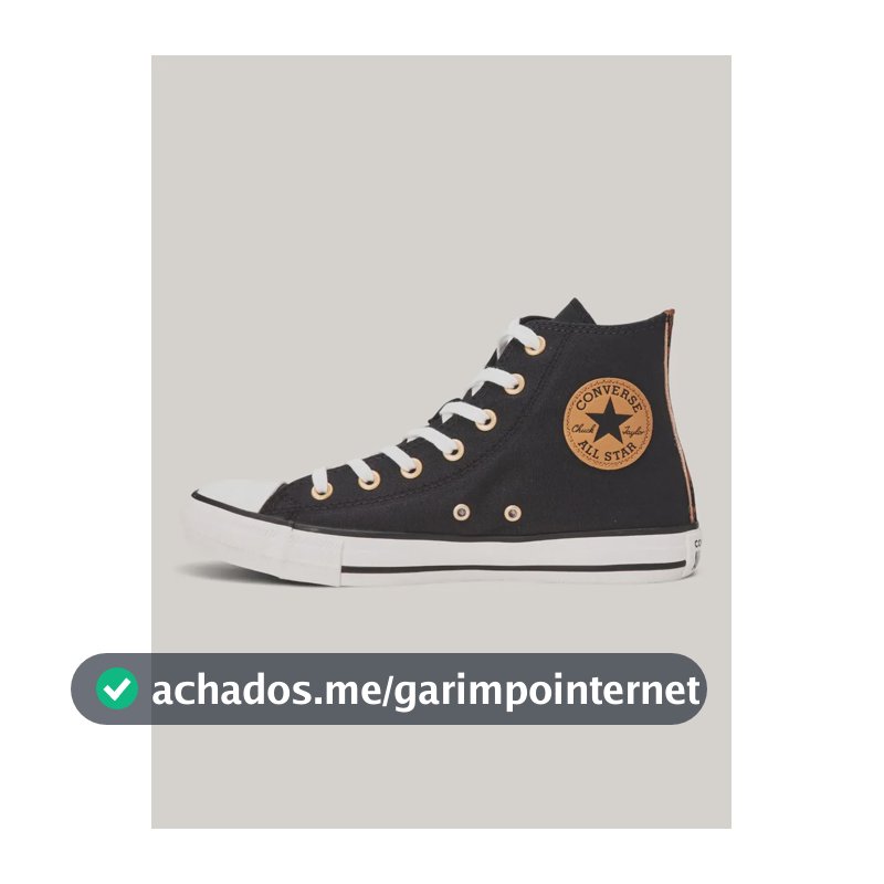 Tênis Chuck Taylor All Star Animal Print Cano Alto Preto/ouro Enferrujado/amendoa Liso 35 Br