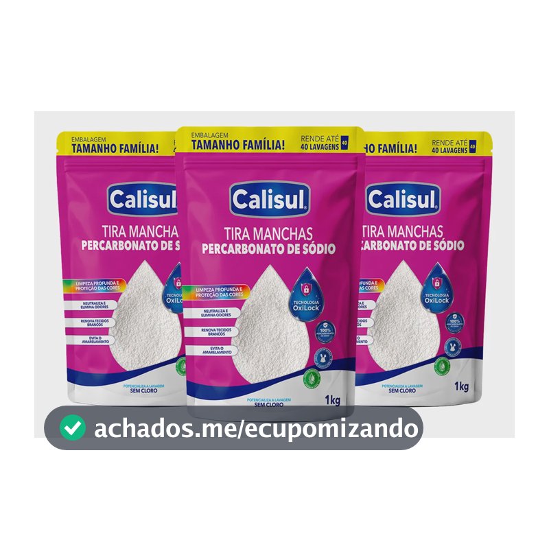 Percarbonato De Sódio Limpador Clareador Tira Manchas - 3kg