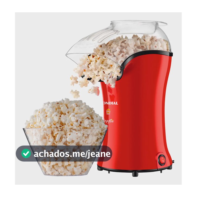 Pipoqueira Popflix Mondial Vermelho1200W PP-03
