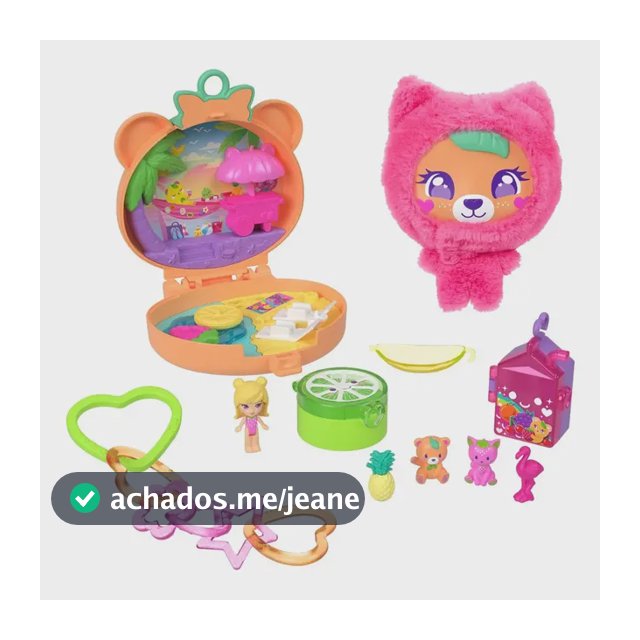 Polly Pocket Compacto Ursinho De Pelúcia