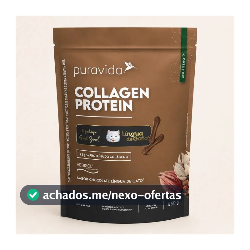 Colágeno Pura Vida Premium em pó sabor Chocolate x 450g