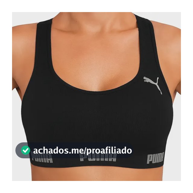 Top Puma Original Feminino Alta Sustentação Academia Fitness