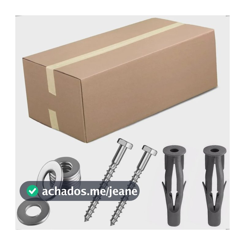 Parafusos Sextavado C/bucha Anel Tijolo Arruela 6.35mm 150pçs