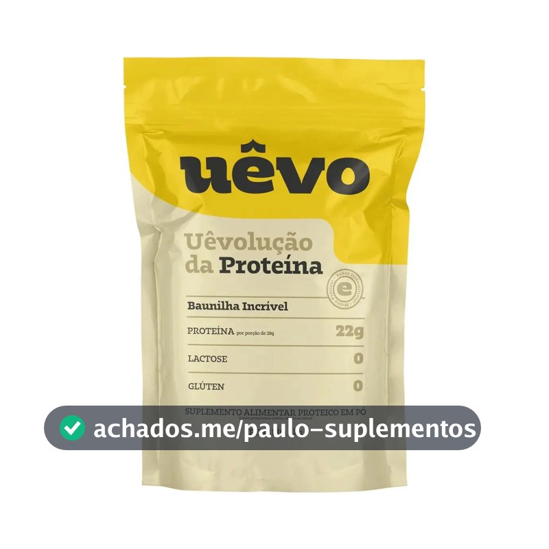 Proteína UÊVO em pó sabor Baunilha x 1kg