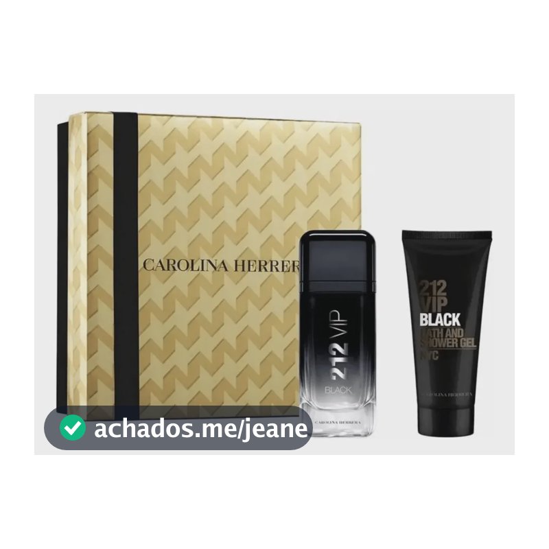 Compre 212 Vip Black 100ml Ganhe Shower Gel 100ml