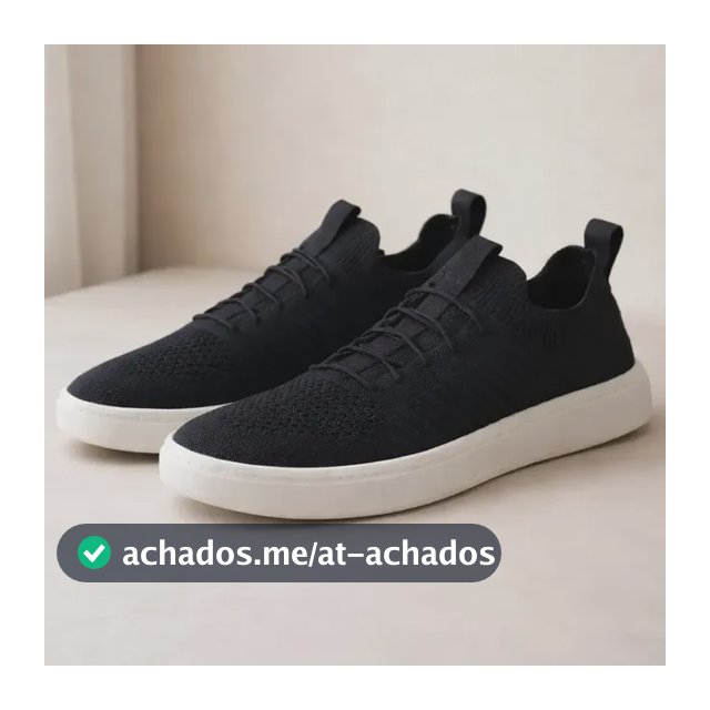 Tênis Slip Knit Meia Sapatênis Masculino Gel Conforto