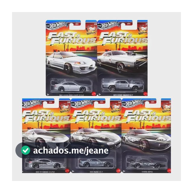 S Hot Wheels Silver Series Velozes E Furiosos 2026 Mix Q T