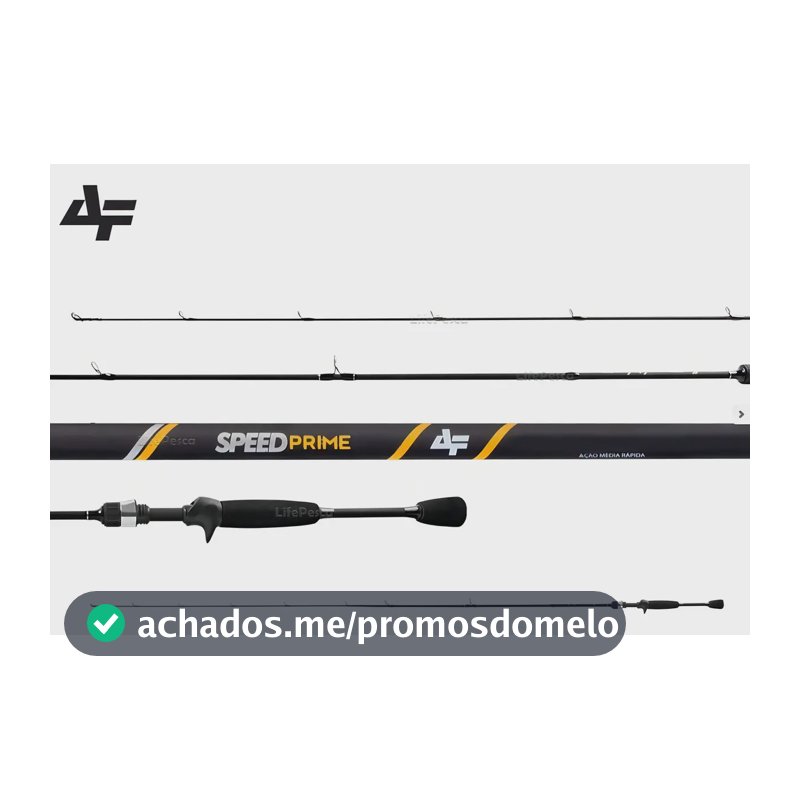 Vara de Pesca Casting Albatroz SpeedPrime C561 1.7m Fibra de Carbono