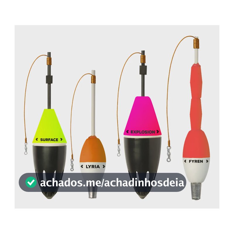 Kit Boia Cevadeira e Torpedo Corrêa Fish Surface Explosion Fyren Lyria 22cm Sortidas