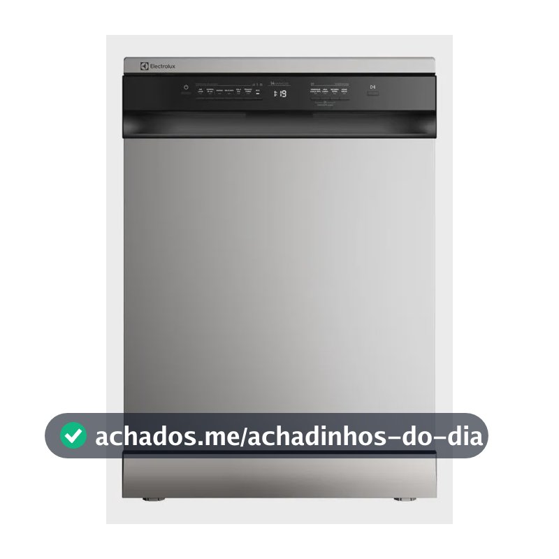 Lava-louças Electrolux Ls14e 14 Serviços Função Higienizar Inox 110v