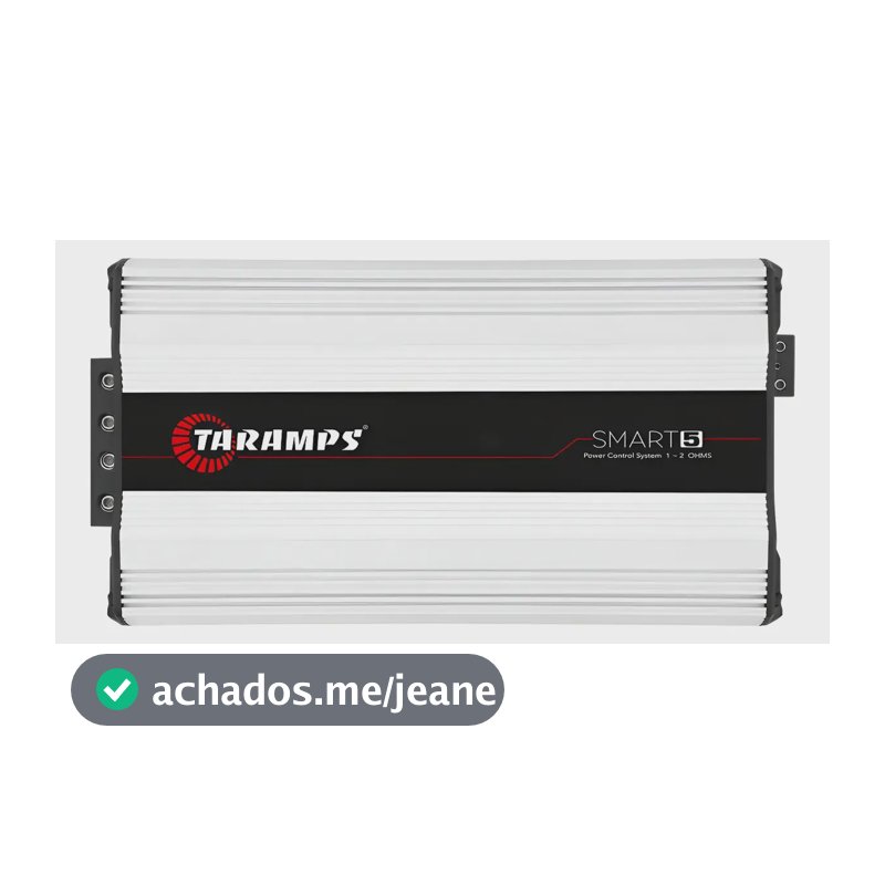 Taramps Smart 5 Modulo Amplificador 1 Canal 5000 Rms Smart5 1  2 Ohms