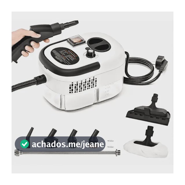 Vaporizador Higienizador A Vapor Portátil 110v Limpeza Forte Branco 110v
