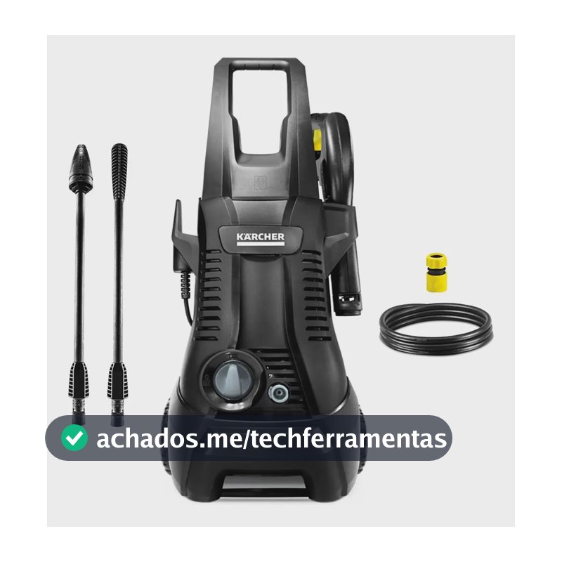 Lavadora de Alta Pressão Kärcher K2 Plus 1740PSI/Libras 1400W 300L/h Com Jato Turbo Rotativo e Lança Leque 220v