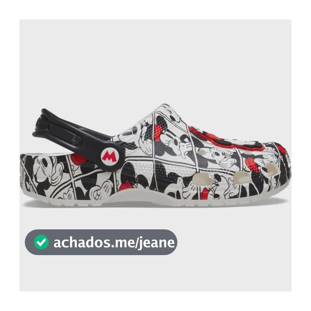 Sandália Crocs Mickey And Minnie Classic Clog Multi