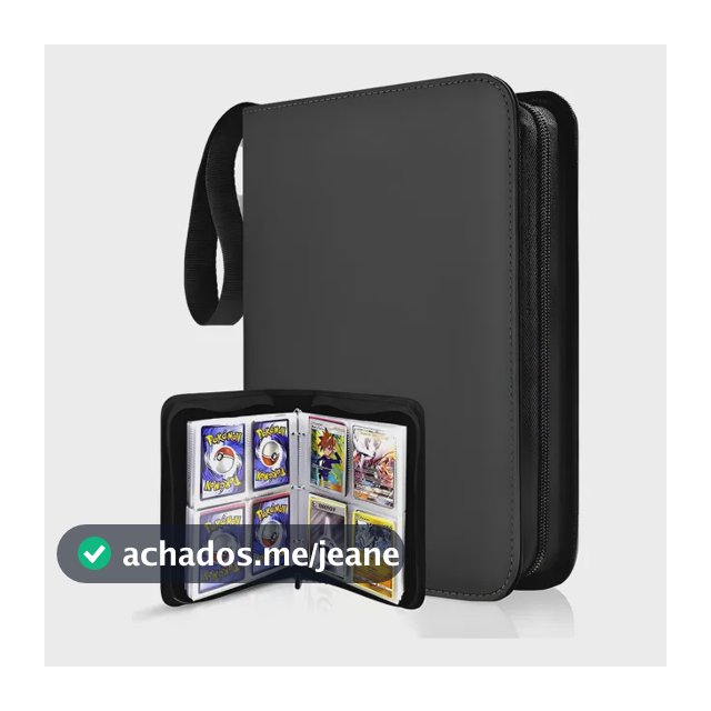 Fichário Álbum Para Cartas Pokémon 400 Cartas Fichário Álbum