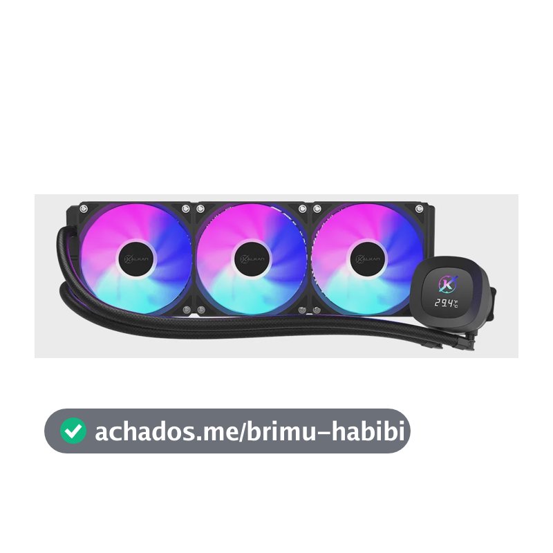 Watercooler Digital Kalkan 360mm 3x Fans Argb 360mm Preto Preto