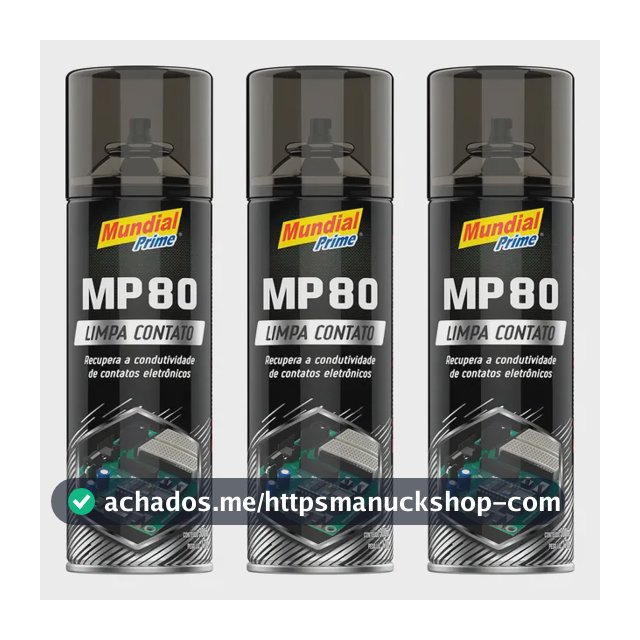 Kit 03 Uni Limpa Contato Elétrico Eletronico Mundial Prime