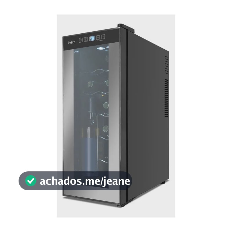 Adega Pad12e Display Digital 12 Garrafas Philco 110v/220v