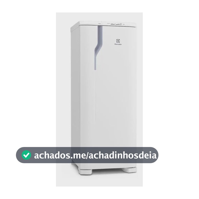 Geladeira Electrolux Cycle Defrost 240L Degelo Prático Uma Porta Branca RE31 127v