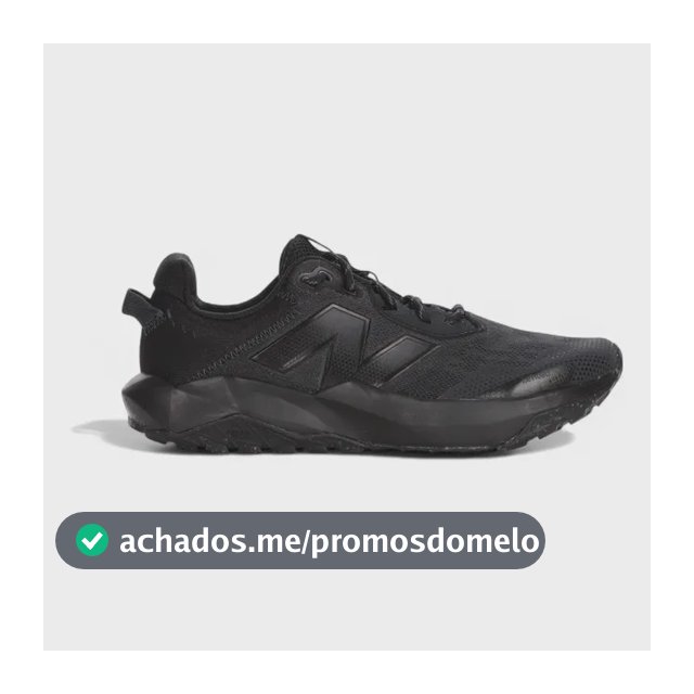 Tênis New Balance Nitrel V6 Masculino Corrida Trilha Preto 42 Br