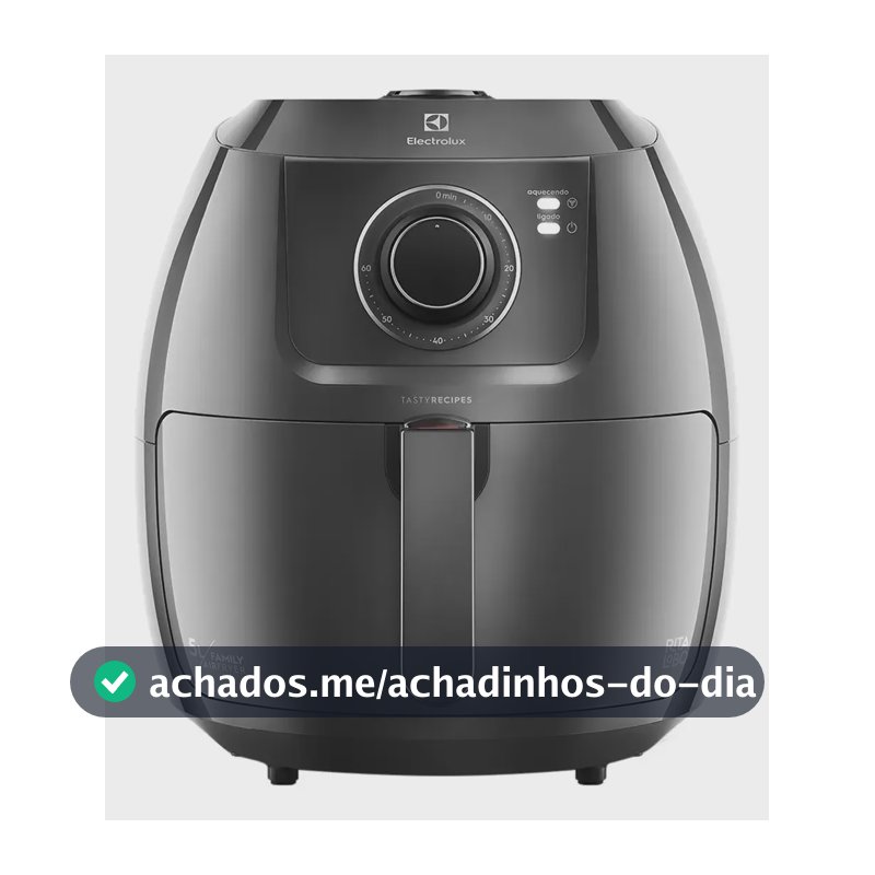 Fritadeira Air Fryer Electrolux Eaf50 - 5 Litros, Grafite