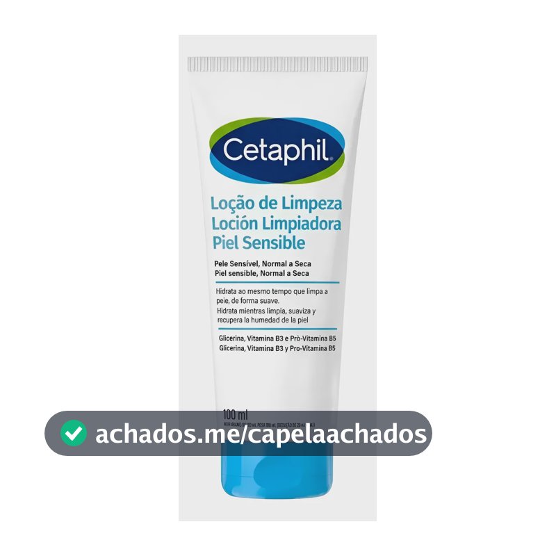 Cetaphil Loção De Limpeza 100ml Pele Seca E Sensível Normal A Sensível Dia