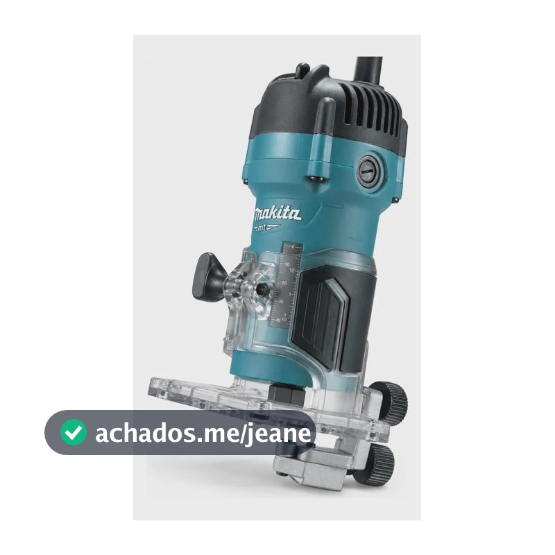 Tupia manual 530 watts com pinça de 6mm M3700b Makita