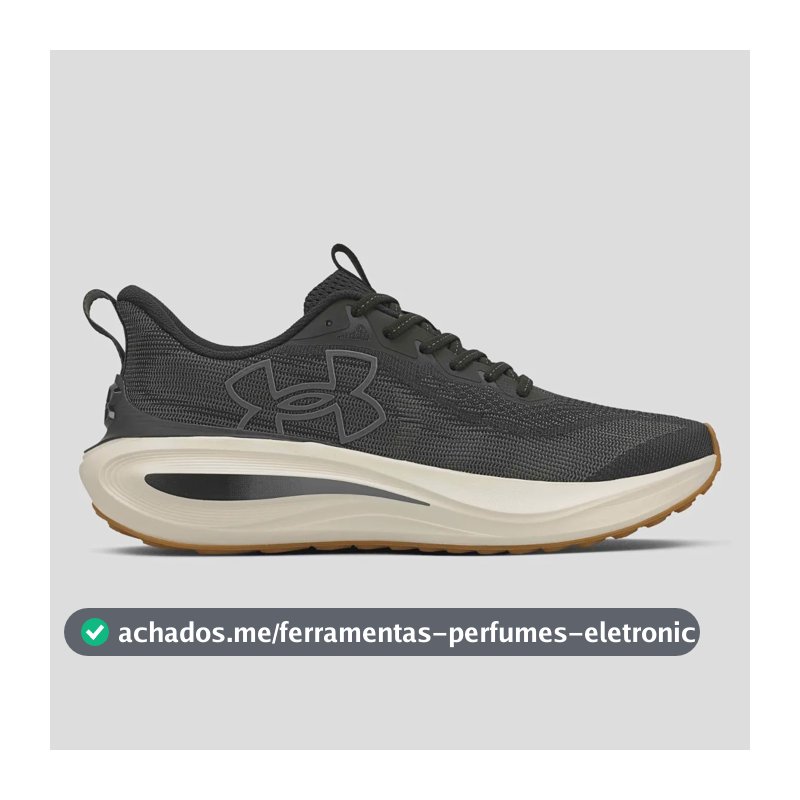 Tênis Masculino Charged Skyline 5 Under Armour Preto Liso 40 Br
