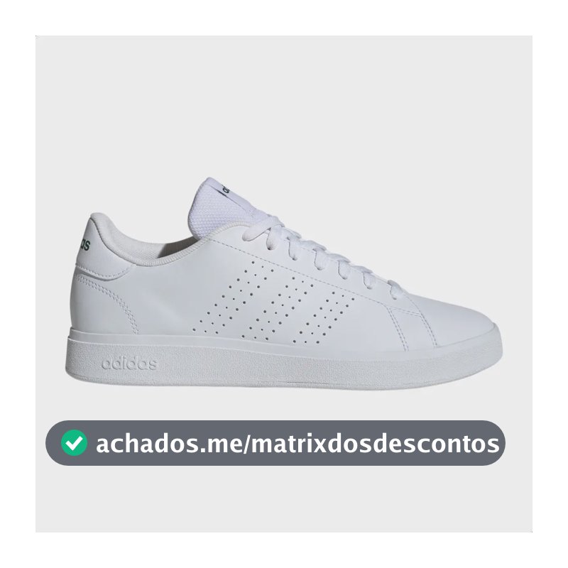 Tênis Casual Masculino Advantage Base 2.0 adidas Liso