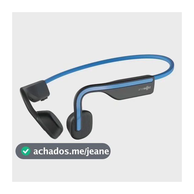 Fone de ouvido open-ear sem fio Shokz Sport OpenMove S661-ST azul