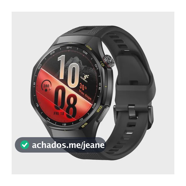 HUAWEI WATCH GT 7 Pro 46mm Smart Watch, Bateria de até 21 dias, Caixa em liga de titânio e bisel em cerâmica nano-tech, ECG, Monitoramento da Frequência Cardíaca, Golfe, Ciclismo, Preto