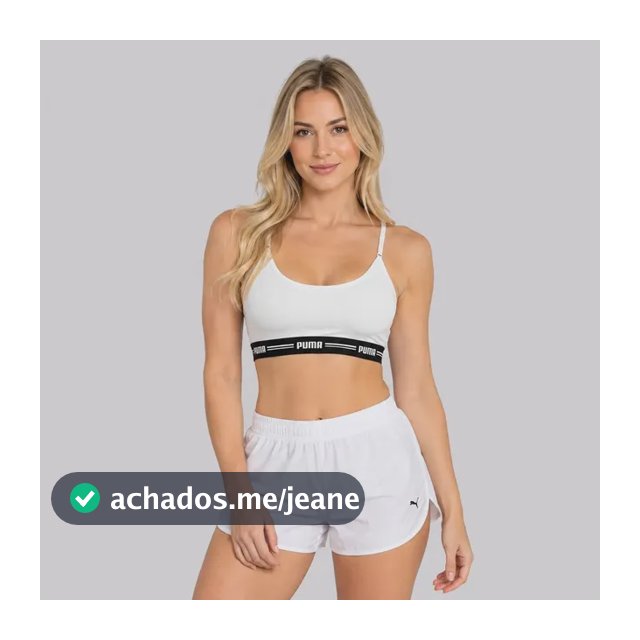 Top Puma Training Feminino Branco