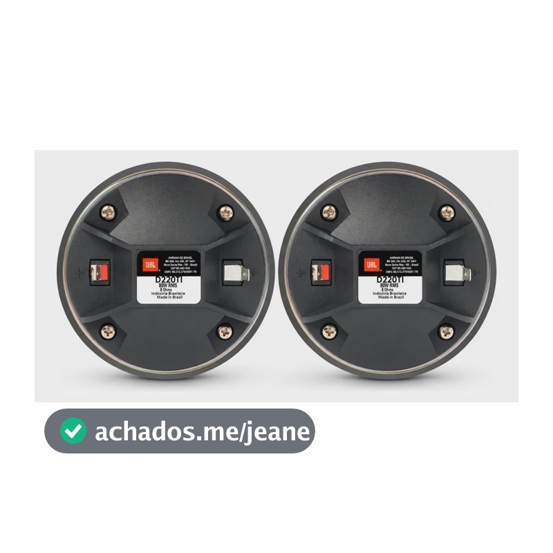 Kit 2 Driver Jbl Selenium D220ti Trio 180w D 220 Ti Titanio