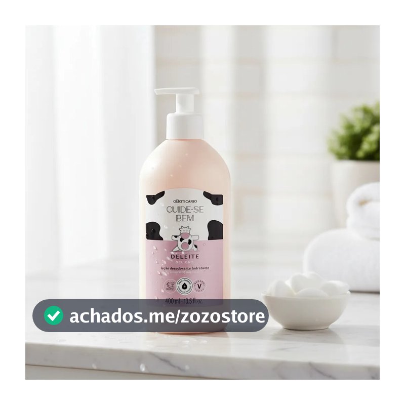 O Boticário Deleite Loção Hidratante Desodorante Corporal Gourmand