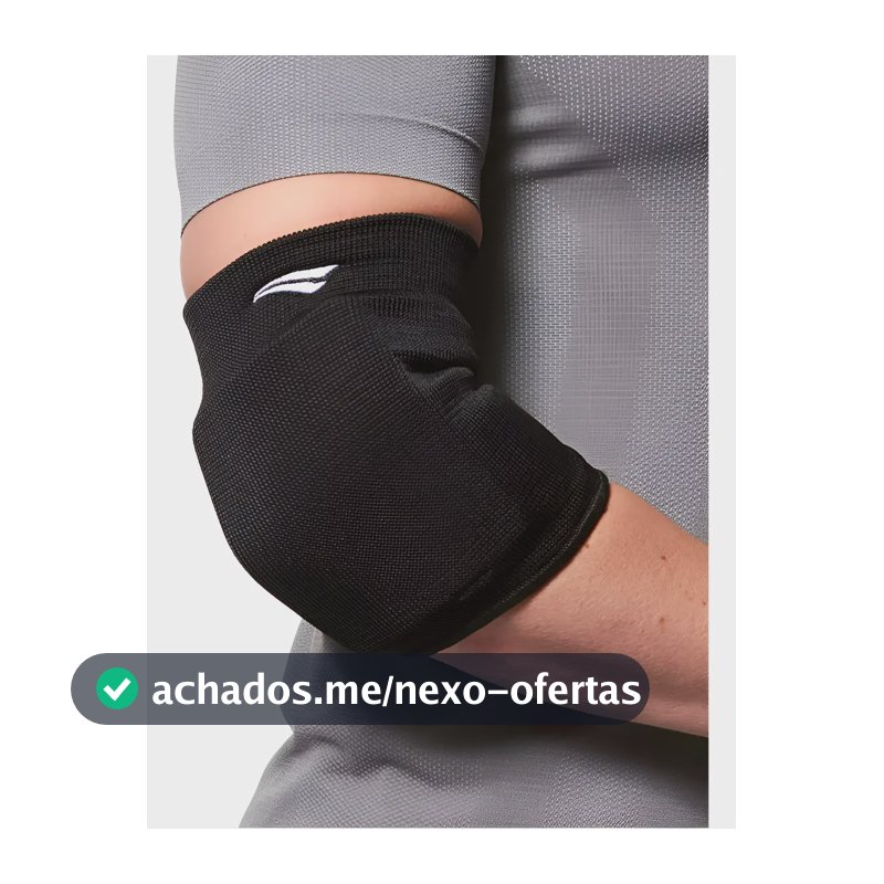 Cotoveleira Masculina E Feminina Indoor V Preta G Penalty