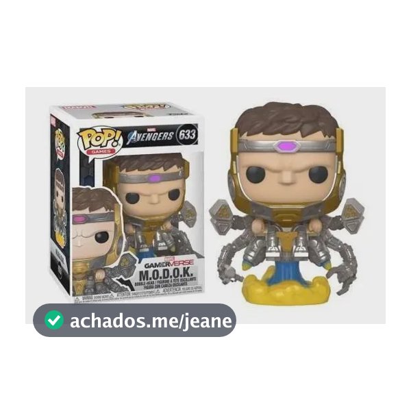 Boneco Funko Pop Marvel Modok 633 Avengers Vingadores Disney