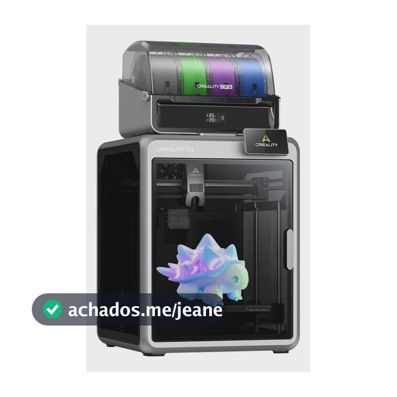 Impressora 3d Creality K2 Combo Cfs 600 Mm/s 127/220v Preto 127/220v Preto