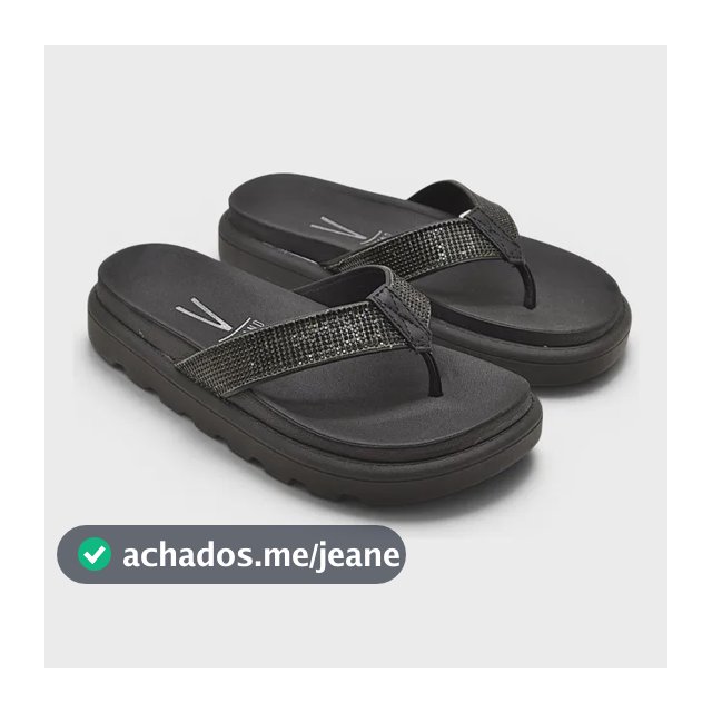 Sandalia Vizzano Strass Brilho Flatform Feminina Original