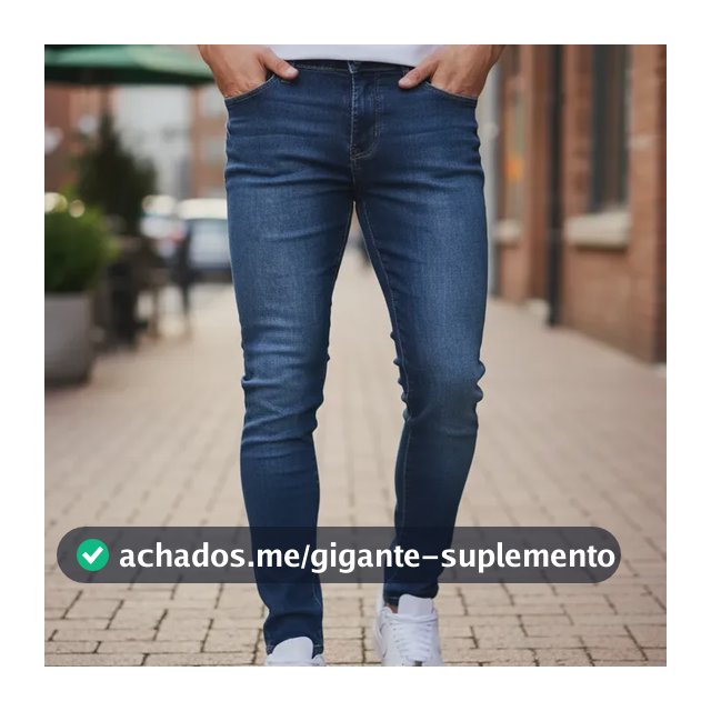Calça Jeans Masculina Original Elastano Lycra