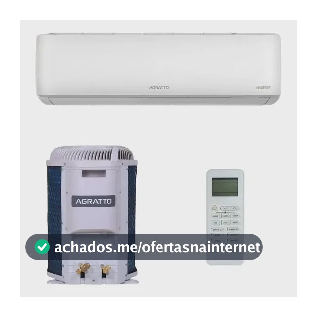 Ar Condicionado Split Hi Wall Agratto Zen Top Inverter 12.000 Btus Frio R-32