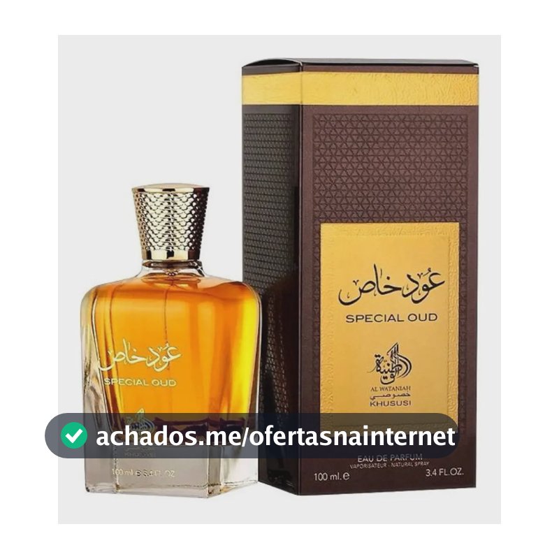 Perfume Árabe Special Oud Al Wataniah Unissex 100 Ml
