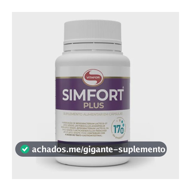 Simfort Plus 60 Cápsulas Vitafor Neutro