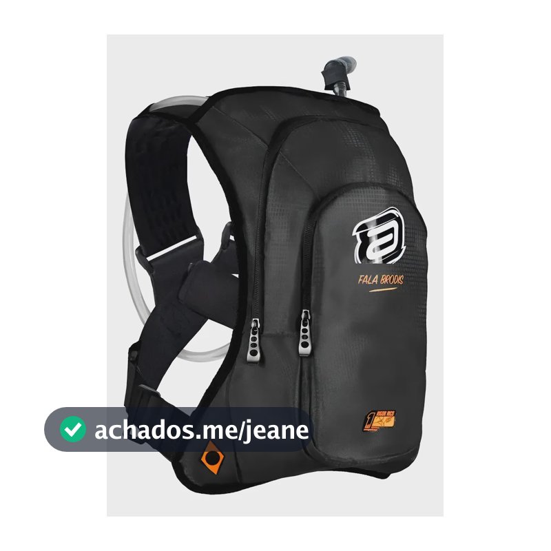Mochila 2 Mangueiras Asw Tank Rigor Rico Preto
